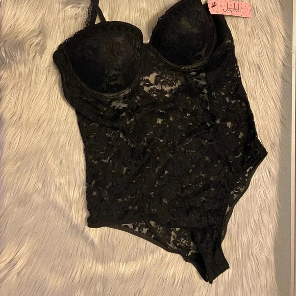 🆕 Jezebel Black Lace One Piece - Picture 4 of 13